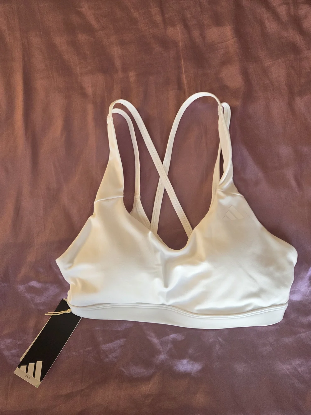 Adidas Women’s White Strappy Sports Bra